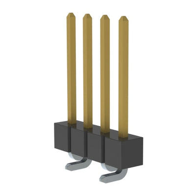 TSM-104-03-L-SV-P by Samtec Inc. - CONNECTOR HEADER SMD 4POS 2.54MM