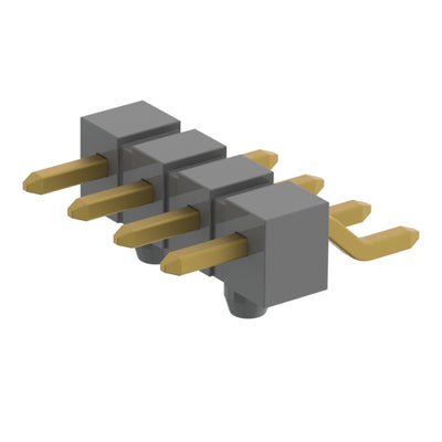 TSM-104-04-G-SH-A-TR by Samtec Inc. - CONNECTOR HEADER SMD R/A 4POS 2.54MM