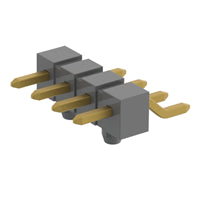 TSM-104-04-G-SH-A-TR by Samtec Inc. - CONNECTOR HEADER SMD R/A 4POS 2.54MM