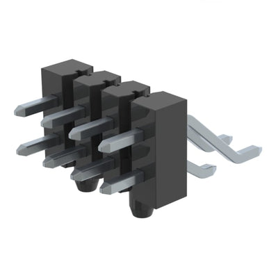 TSM-104-04-T-DH-A by Samtec Inc. - CONNECTOR HEADER SMD R/A 8POS 2.54MM