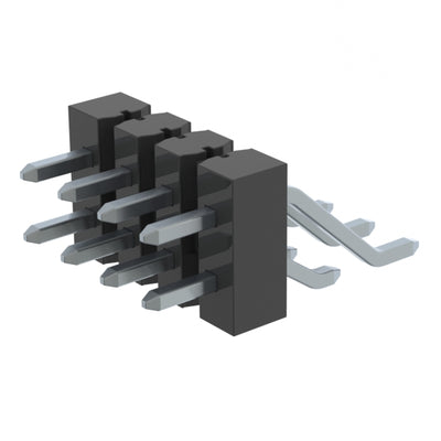 TSM-104-04-T-DH-K-TR by Samtec Inc. - CONNECTOR HEADER SMD R/A 8POS 2.54MM