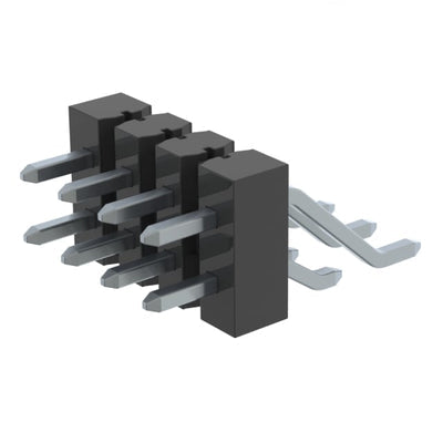 TSM-104-04-TM-DH-K-TR by Samtec Inc. - CONNECTOR HEADER SMD R/A 8POS 2.54MM