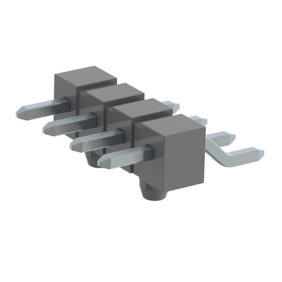 TSM-104-04-T-SH-A-K by Samtec Inc. - CONNECTOR HEADER SMD R/A 4POS 2.54MM