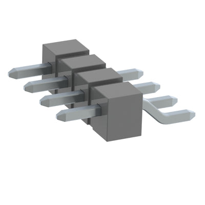 TSM-104-04-T-SH-P-TR by Samtec Inc. - CONNECTOR HEADER SMD R/A 4POS 2.54MM