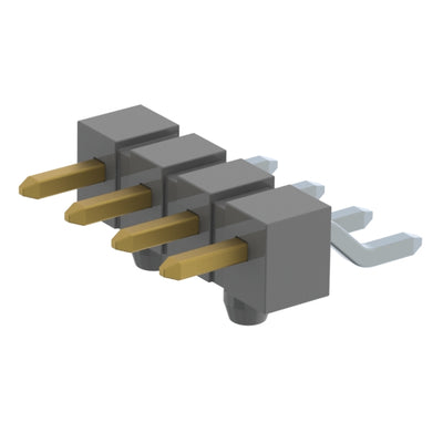 TSM-104-04-LM-SH-A-K-TR by Samtec Inc. - CONNECTOR HEADER SMD R/A 4POS 2.54MM