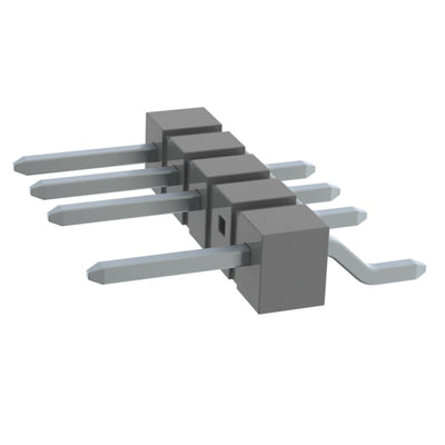 TSM-105-01-T-SH-002 by Samtec Inc. - CONNECTOR HEADER SMD R/A 5POS 2.54MM
