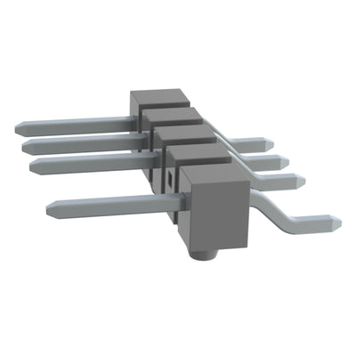 TSM-105-01-T-SH-A-002 by Samtec Inc. - CONNECTOR HEADER SMD R/A 5POS 2.54MM