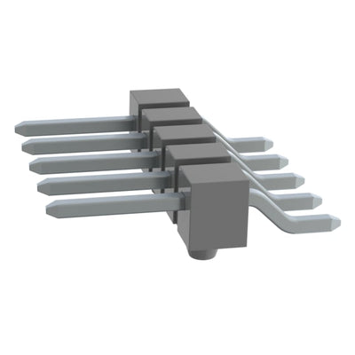 TSM-105-01-TM-SH-A-K-TR by Samtec Inc. - CONNECTOR HEADER SMD R/A 5POS 2.54MM