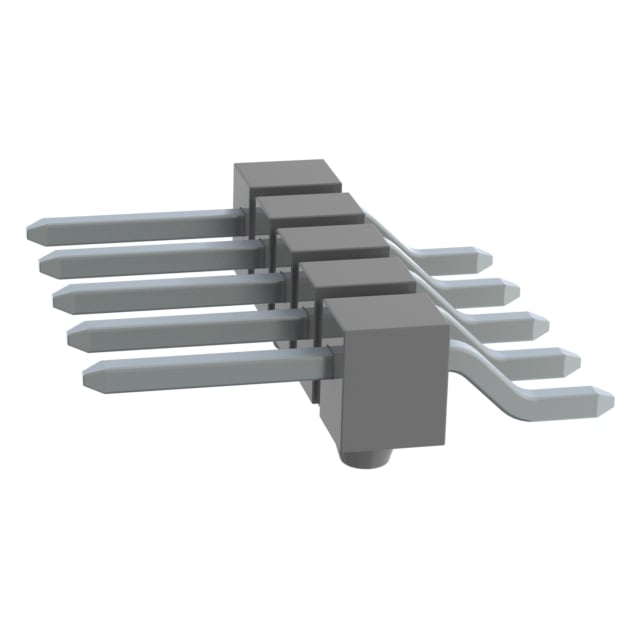 TSM-105-01-T-SH-A-P by Samtec Inc. - CONNECTOR HEADER SMD R/A 5POS 2.54MM