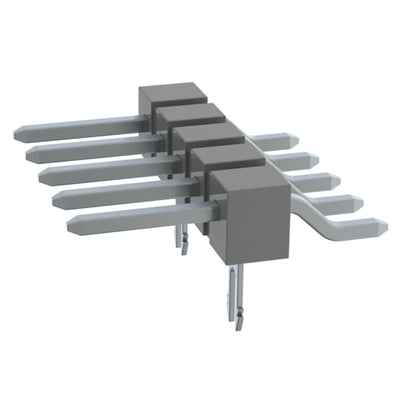 TSM-105-01-T-SH-LC-TR by Samtec Inc. - CONNECTOR HEADER SMD R/A 5POS 2.54MM
