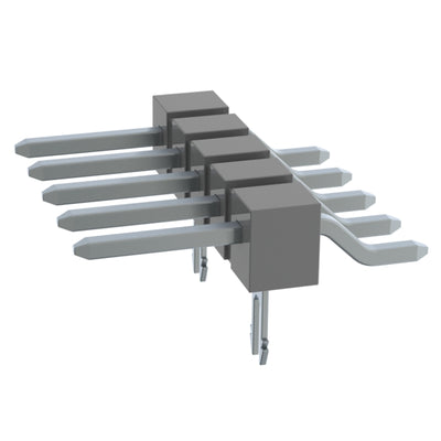 TSM-105-01-T-SH-LC-P by Samtec Inc. - CONNECTOR HEADER SMD R/A 5POS 2.54MM