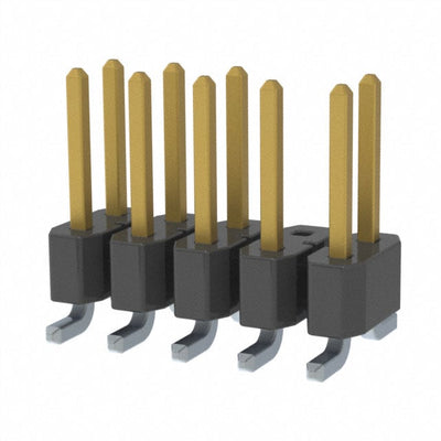TSM-105-01-L-DV-004 by Samtec Inc. - CONNECTOR HEADER SMD 10POS 2.54MM