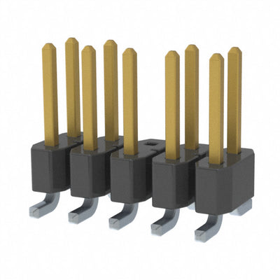 TSM-105-01-F-DV-006 by Samtec Inc. - CONNECTOR HEADER SMD 10POS 2.54MM