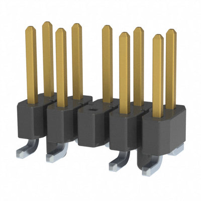 TSM-105-01-L-DV-A-005-P-TR by Samtec Inc. - CONNECTOR HEADER SMD 10POS 2.54MM