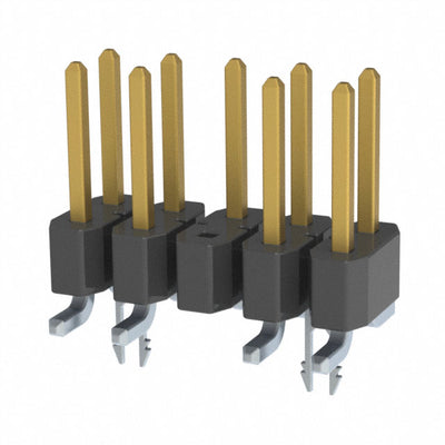 TSM-105-01-L-DV-LC-005 by Samtec Inc. - CONNECTOR HEADER SMD 10POS 2.54MM