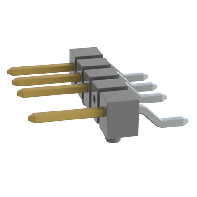 TSM-105-01-S-SH-A-002 by Samtec Inc. - CONNECTOR HEADER SMD R/A 5POS 2.54MM