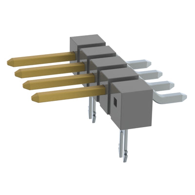 TSM-105-01-L-SH-LC-001-TR by Samtec Inc. - CONNECTOR HEADER SMD R/A 5POS 2.54MM