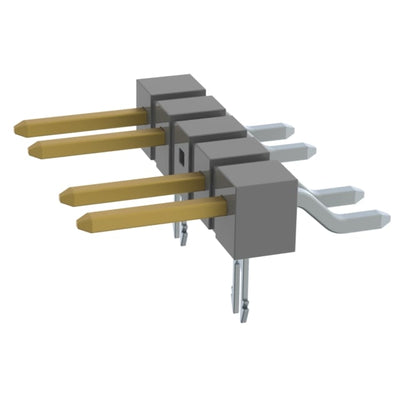 TSM-105-01-S-SH-LC-003 by Samtec Inc. - CONNECTOR HEADER SMD R/A 5POS 2.54MM