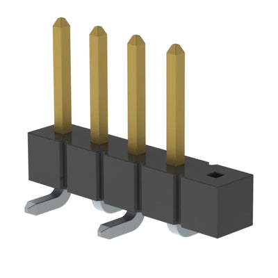 TSM-105-01-L-SV-001 by Samtec Inc. - CONNECTOR HEADER SMD 5POS 2.54MM
