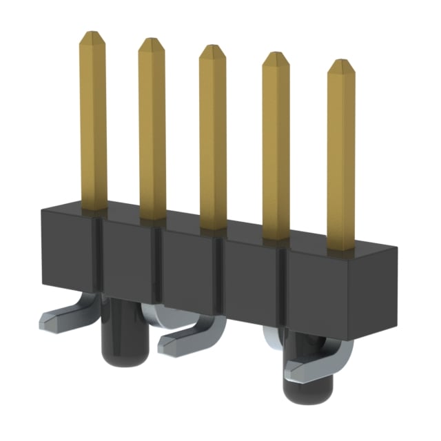 TSM-105-01-F-SV-A-P-TR by Samtec Inc. - CONNECTOR HEADER SMD 5POS 2.54MM