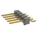 TSM-105-02-G-SH-A by Samtec Inc. - CONNECTOR HEADER SMD R/A 5POS 2.54MM