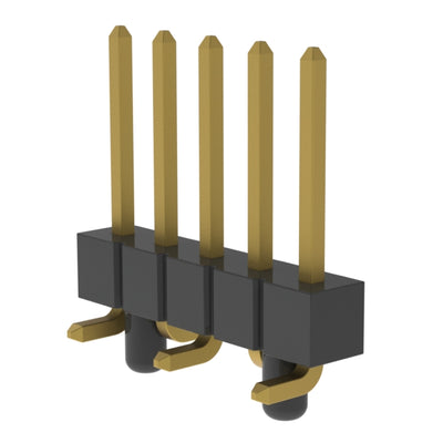 TSM-105-02-G-SV-A by Samtec Inc. - CONNECTOR HEADER SMD 5POS 2.54MM