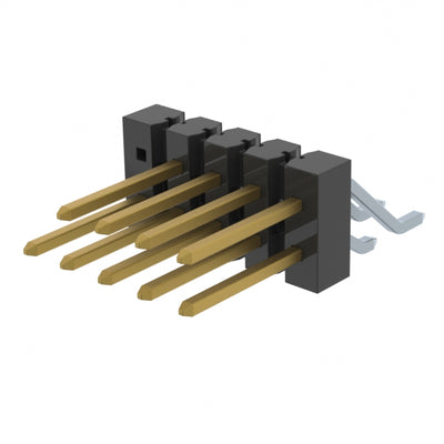 TSM-105-02-L-DH-010 by Samtec Inc. - CONNECTOR HEADER SMD R/A 10POS 2.54MM