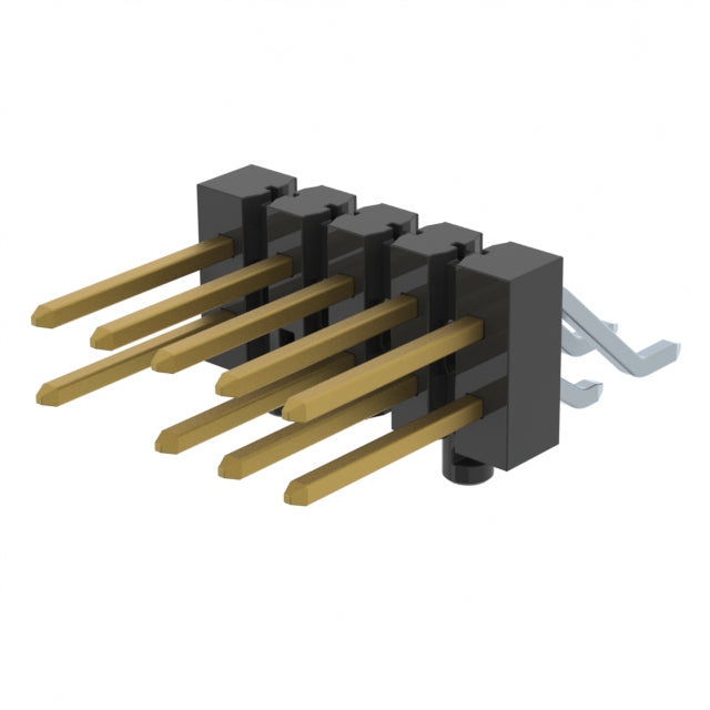 TSM-105-02-LM-DH-SL-007 by Samtec Inc. - CONNECTOR HEADER SMD R/A 10POS 2.54MM