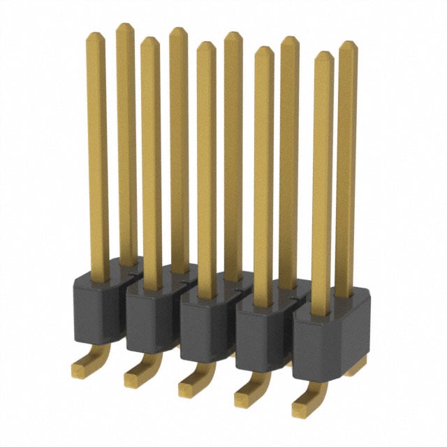 TSM-105-03-G-DV by Samtec Inc. - CONNECTOR HEADER SMD 10POS 2.54MM