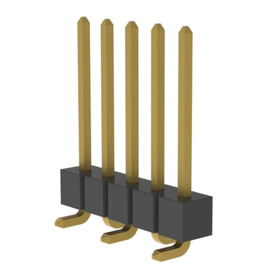 TSM-105-03-H-SV by Samtec Inc. - CONNECTOR HEADER SMD 5POS 2.54MM