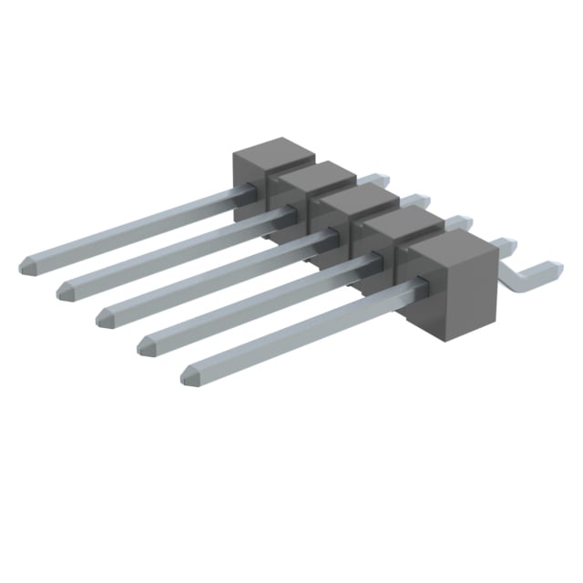 TSM-105-03-T-SH-K-TR by Samtec Inc. - CONNECTOR HEADER SMD R/A 5POS 2.54MM