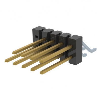 TSM-105-03-L-DH-010 by Samtec Inc. - CONNECTOR HEADER SMD R/A 10POS 2.54MM