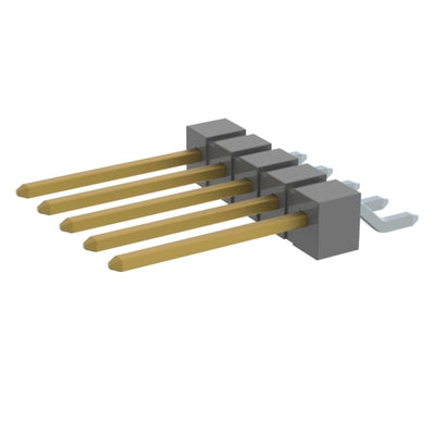 TSM-105-03-L-SH-P by Samtec Inc. - CONNECTOR HEADER SMD R/A 5POS 2.54MM