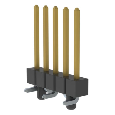 TSM-105-03-F-SV-A by Samtec Inc. - CONNECTOR HEADER SMD 5POS 2.54MM
