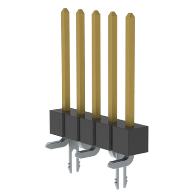 TSM-105-03-L-SV-LC-P by Samtec Inc. - CONNECTOR HEADER SMD 5POS 2.54MM