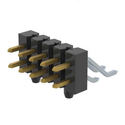 TSM-105-04-S-DH-A by Samtec Inc. - CONNECTOR HEADER SMD R/A 10POS 2.54MM