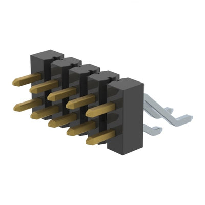 TSM-105-04-S-DH by Samtec Inc. - CONNECTOR HEADER SMD R/A 10POS 2.54MM