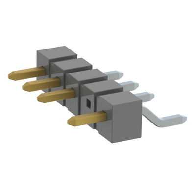 TSM-105-04-L-SH-002 by Samtec Inc. - CONNECTOR HEADER SMD R/A 5POS 2.54MM