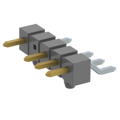 TSM-105-04-LM-SH-A-004 by Samtec Inc. - CONNECTOR HEADER SMD R/A 5POS 2.54MM