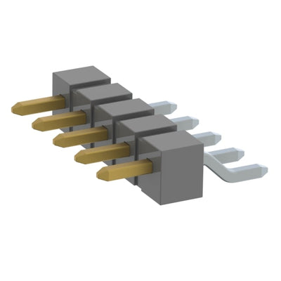TSM-105-04-S-SH-K-TR by Samtec Inc. - CONNECTOR HEADER SMD R/A 5POS 2.54MM