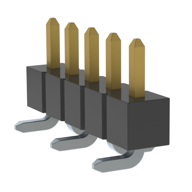 TSM-105-04-L-SV-TR by Samtec Inc. - CONNECTOR HEADER SMD 5POS 2.54MM