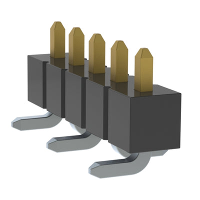 TSM-105-05-S-SV-P by Samtec Inc. - CONNECTOR HEADER SMD 5POS 2.54MM