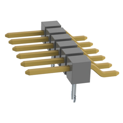 TSM-106-01-G-SH-LC by Samtec Inc. - CONNECTOR HEADER SMD R/A 6POS 2.54MM