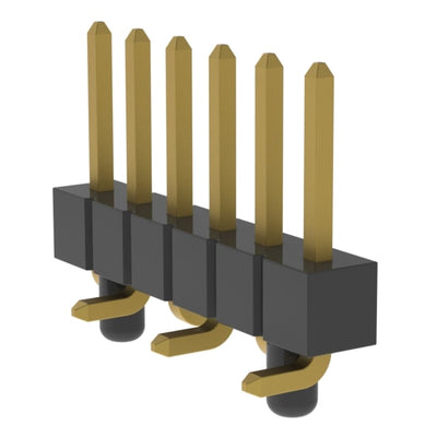 TSM-106-01-H-SV-A-P-TR by Samtec Inc. - CONNECTOR HEADER SMD 6POS 2.54MM