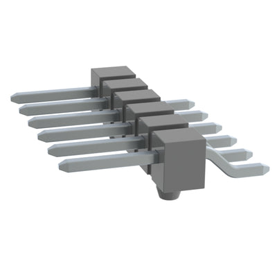 TSM-106-01-TM-SH-A-K by Samtec Inc. - CONNECTOR HEADER SMD R/A 6POS 2.54MM