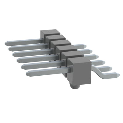 TSM-106-01-TM-SH-A-K-TR by Samtec Inc. - CONNECTOR HEADER SMD R/A 6POS 2.54MM