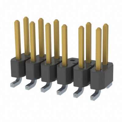 TSM-106-01-S-DV-006 by Samtec Inc. - CONNECTOR HEADER SMD 12POS 2.54MM