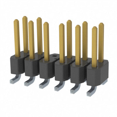 TSM-106-01-L-DV-008 by Samtec Inc. - CONNECTOR HEADER SMD 12POS 2.54MM
