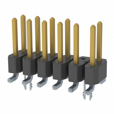 TSM-106-01-L-DV-LC-004-P-TR by Samtec Inc. - CONNECTOR HEADER SMD 12POS 2.54MM