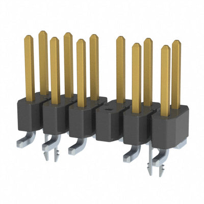 TSM-106-01-L-DV-LC-005-P by Samtec Inc. - CONNECTOR HEADER SMD 12POS 2.54MM